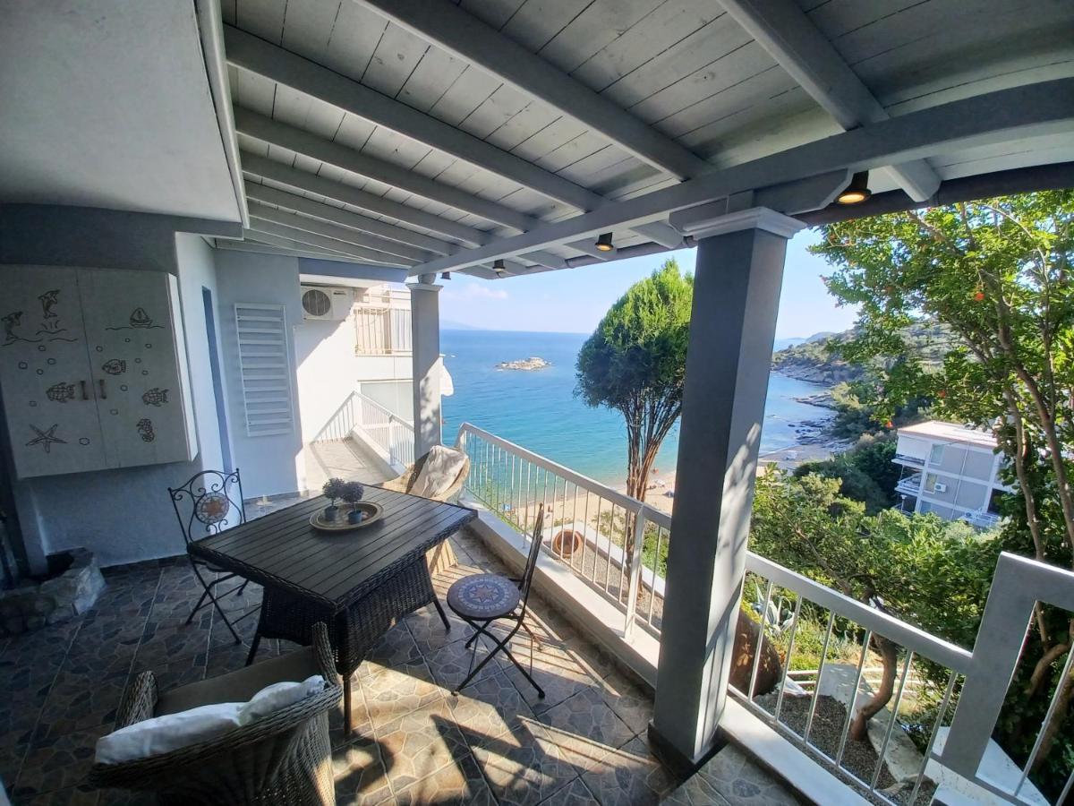 Ferienwohnung Balcony By The Sea PalaiónTsiflíkion Exterior foto