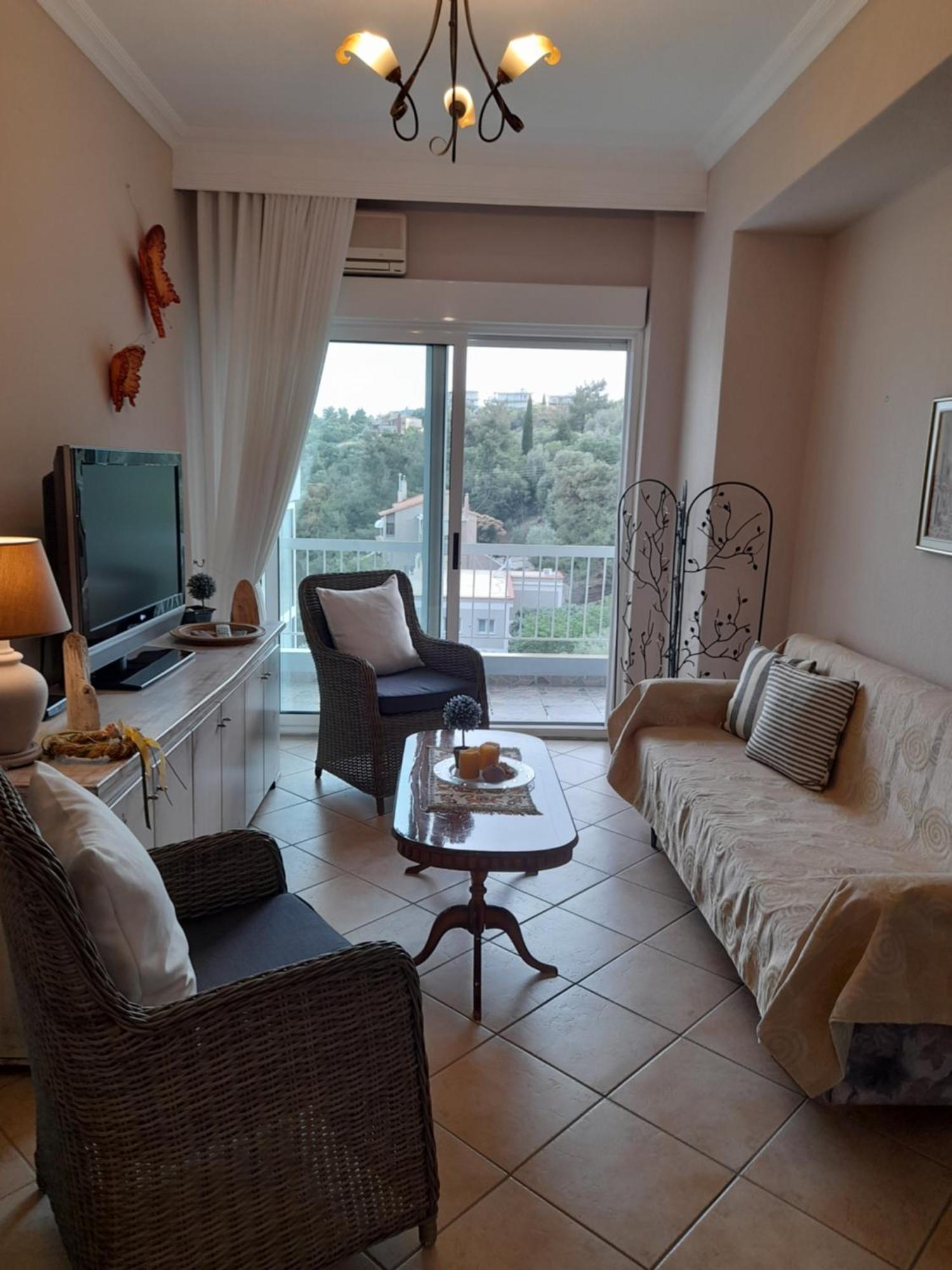 Ferienwohnung Balcony By The Sea PalaiónTsiflíkion Exterior foto